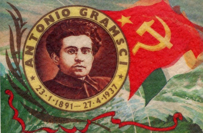 Sello conmemorativo de Antonio Gramsci, teórico comunista